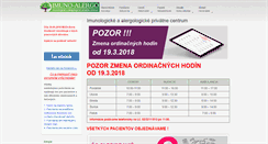 Desktop Screenshot of imuno-alergo.sk